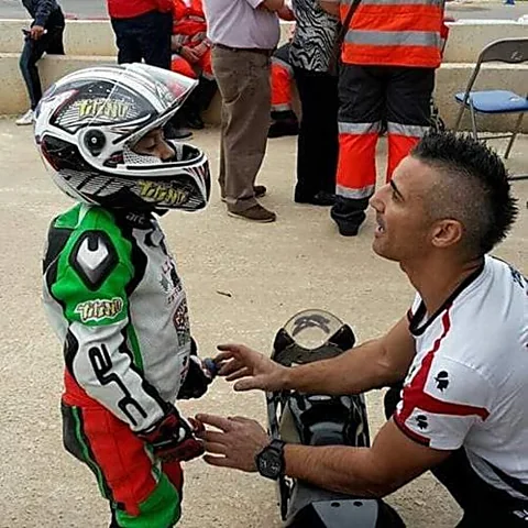 Matteo Masili da bambino nel paddock, il dietro le quinte del percorso