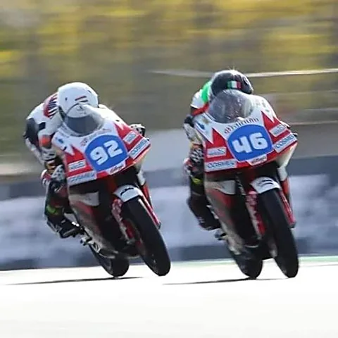 Matteo Masili, pilota Moto3 numero 46 — foto di gara