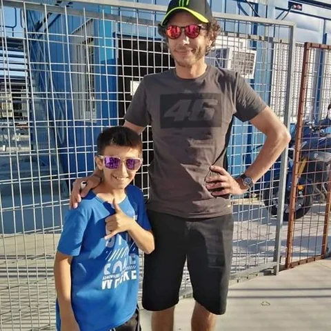 Matteo Masili, pilota Moto3 numero 46 — foto di gara