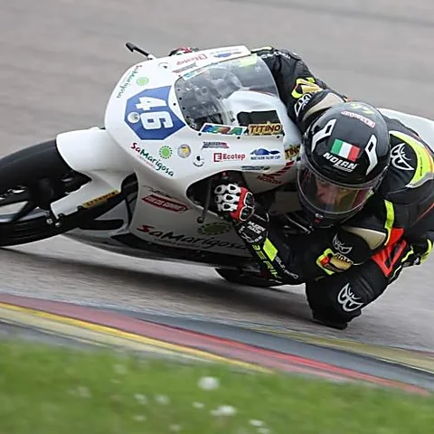 Matteo Masili, pilota Moto3 numero 46 — foto di gara