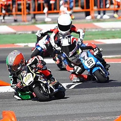 Matteo Masili, pilota Moto3 numero 46 — foto di gara