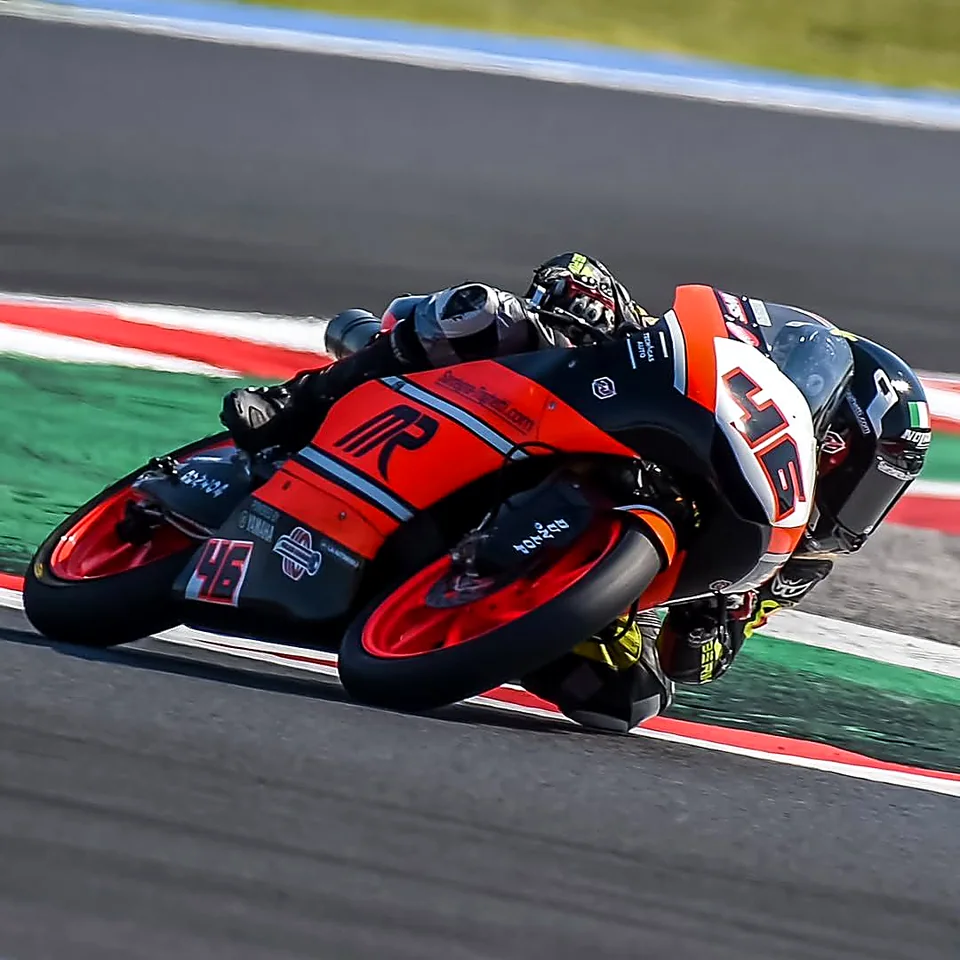 Matteo Masili con la Moto3 numero 46 nella stagione 2025